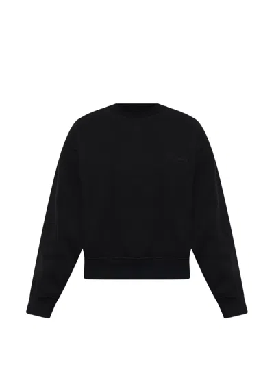 Essentials Logo-print Sweatshirt In Black