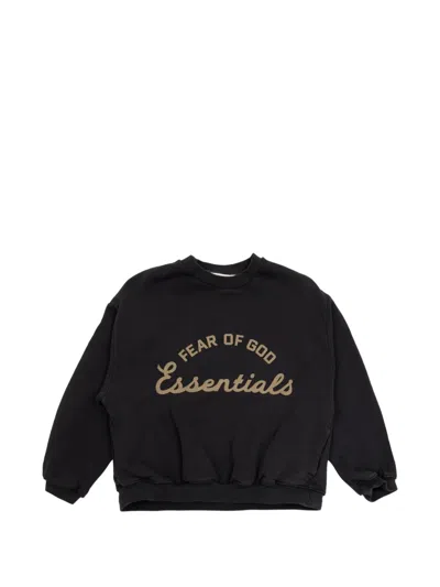 Essentials Kids'  Logo-print Sweatshirt In Black