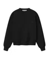 Essentials Logo-print Sweatshirt In Black