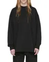 Essentials Logo-print Sweatshirt In Black