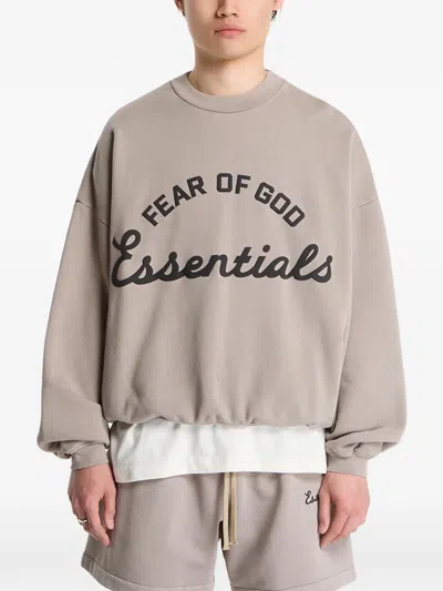 ESSENTIALS LOGO-PRINT SWEATSHIRT