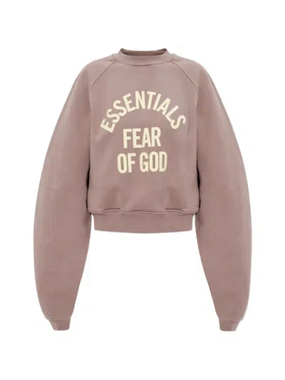 ESSENTIALS LOGO-PRINT SWEATSHIRT