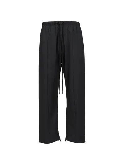 Essentials Logo-print Track Pants In Black
