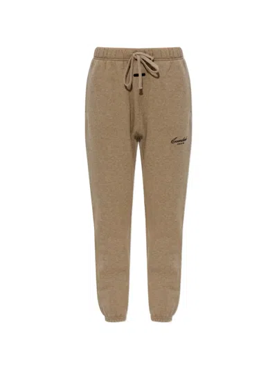 Essentials Logo-print Track Pants In Brown