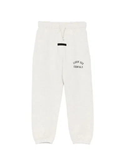 Essentials Kids' Logo-print Track Pants In Neutral