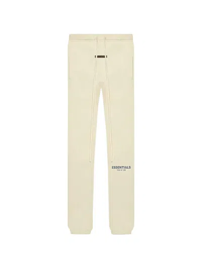 Essentials Logo-print Track Pants In Neutral