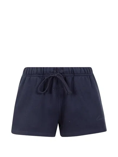 ESSENTIALS LOGO-PRINT TRACK SHORTS