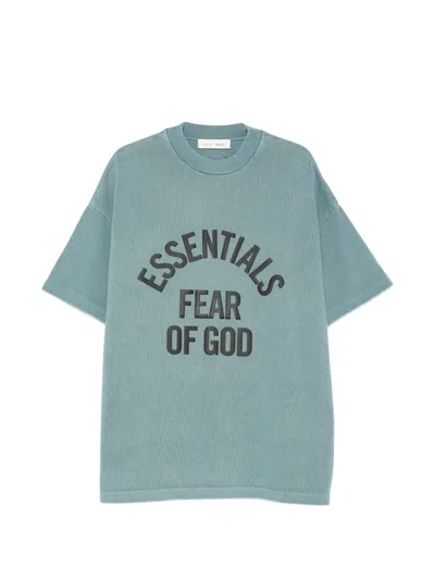 Essentials Logo-print T-shirt In Blue