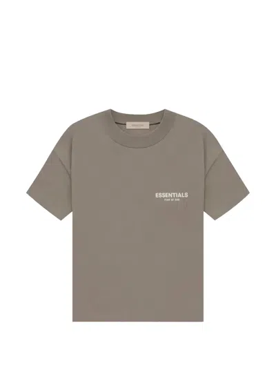 Essentials Logo-print T-shirt In Gray