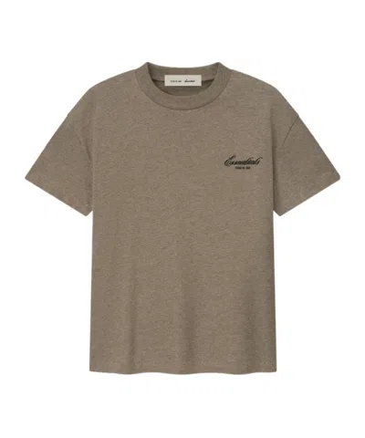 Essentials Logo-print T-shirt In Gray