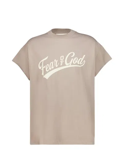 Essentials Logo-print T-shirt In Gray