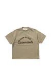 Essentials Logo-print T-shirt In Neutral