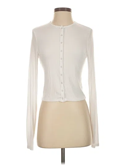 Pre-owned Essentials Long Sleeve Blouse In Ivory