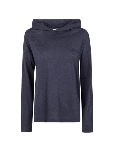 Essentials Long-sleeve Hoodie In Blue