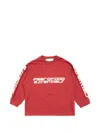 Essentials Long-sleeve Logo T-shirt In Red