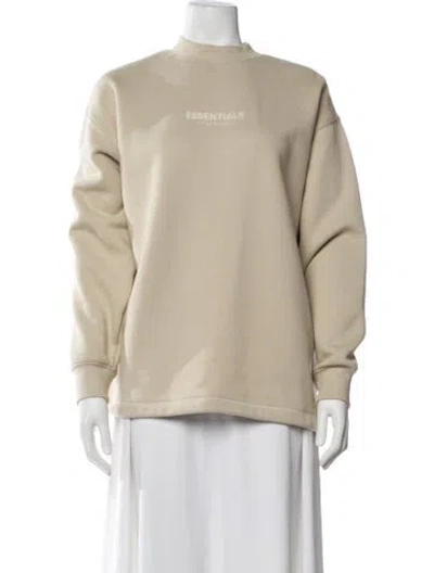 Pre-owned Essentials Long Sleeve In Neutral