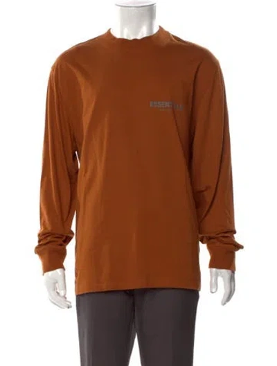 Pre-owned Essentials Long Sleeve Shirt In Brown