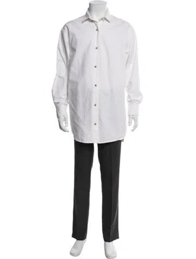 Pre-owned Essentials Long Sleeve Shirt In White