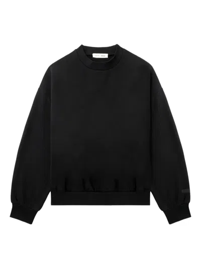 Essentials Long-sleeve Sweatshirt In Black