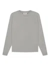 Essentials Long-sleeve Sweatshirt In Gray