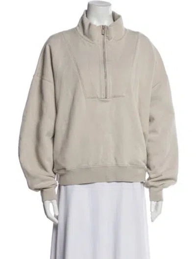 Pre-owned Essentials Long Sleeve Sweatshirt In Neutral