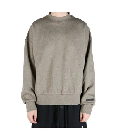 Essentials Long Sleeve Sweatshirt In Nude