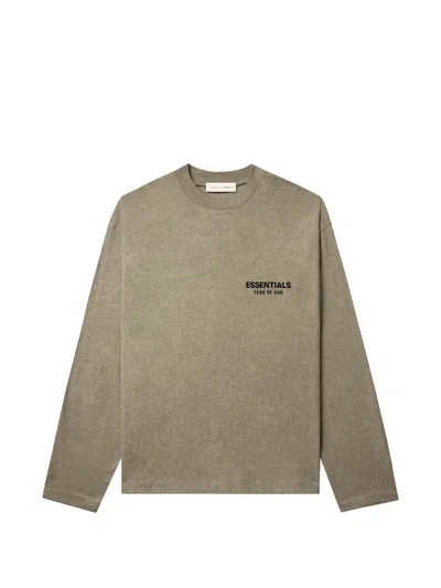 Essentials Long-sleeve T-shirt In Neutral
