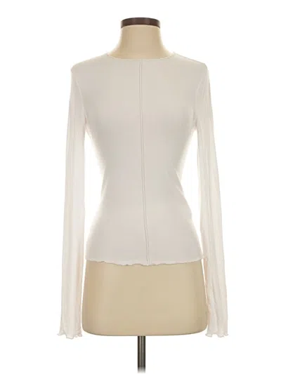 Pre-owned Essentials Long Sleeve T-shirt In Ivory