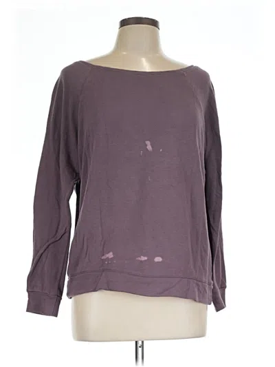 Pre-owned Essentials Long Sleeve T-shirt In Purple