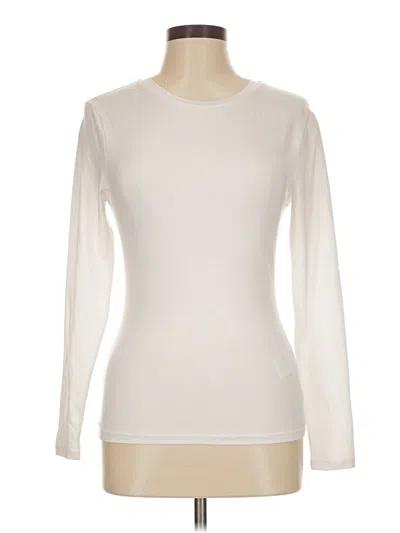 Pre-owned Essentials Long Sleeve T-shirt In White