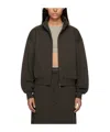 Essentials Long-sleeved Zipper Casual Jacket In Black