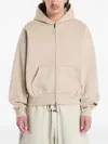 Essentials Long-sleeves Full-zip Hoodie In Gray