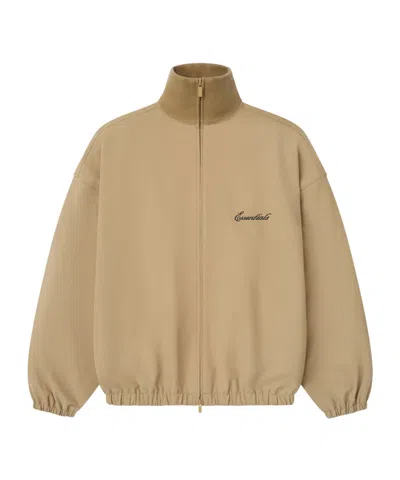 Essentials Long-sleeved Casual Jacket In Brown
