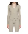 Essentials Long-sleeved Knit Cardigan In Gray