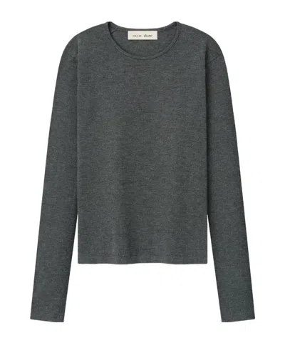 Essentials Long-sleeved Knitwear In Gray