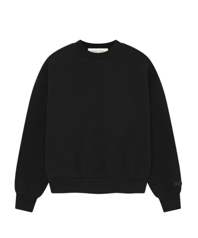 Essentials Long-sleeved Pullover In Black