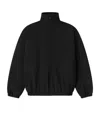 Essentials Black Active Trace Half Zip Track Jacket In Black