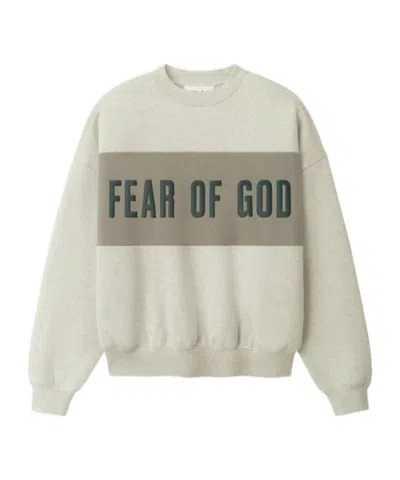 Essentials Long-sleeved Sweatshirt In White