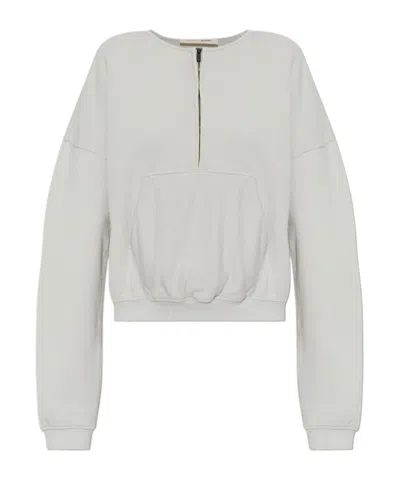 Essentials Long-sleeved Sweatshirt In Yellow