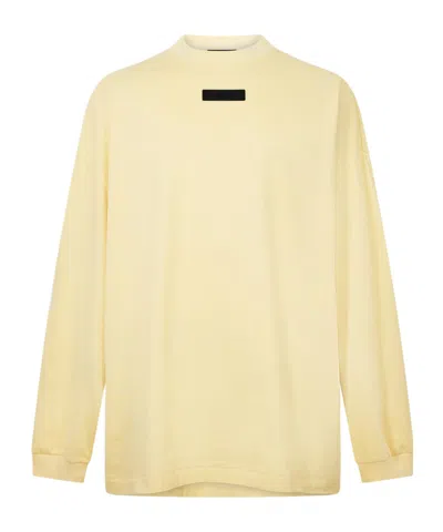 Essentials Long-sleeved T-shirt In Yellow