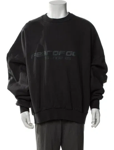 Pre-owned Essentials Los Angeles Graphic Print Sweatshirt In Grey