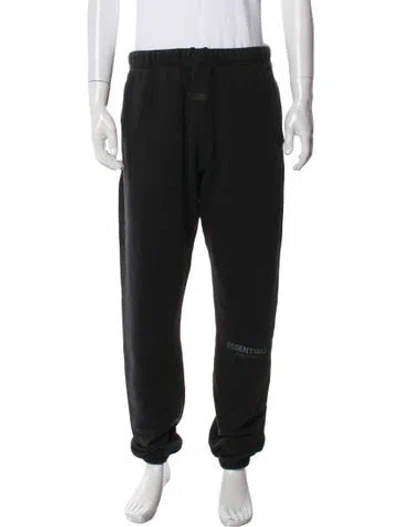 Pre-owned Essentials Lounge Bottoms In Black