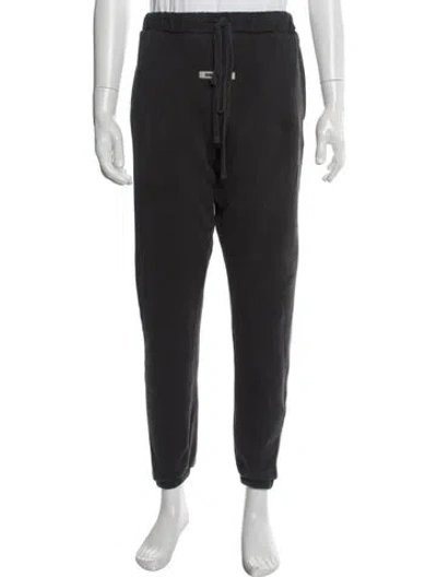 Pre-owned Essentials Lounge Bottoms In Black