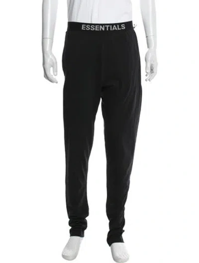 Pre-owned Essentials Lounge Bottoms In Black