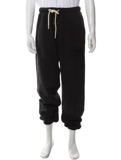Pre-owned Essentials Lounge Bottoms In Black