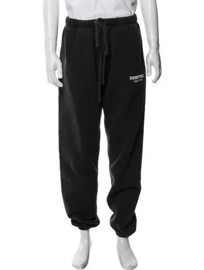 Pre-owned Essentials Lounge Bottoms In Black