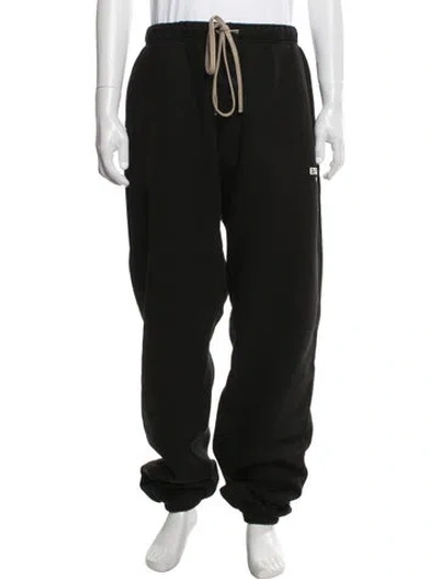 Pre-owned Essentials Lounge Bottoms In Black