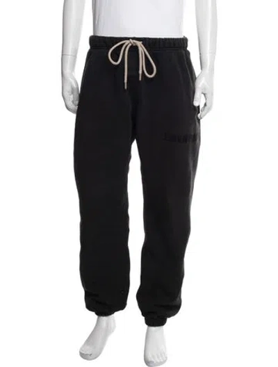 Pre-owned Essentials Lounge Bottoms In Black