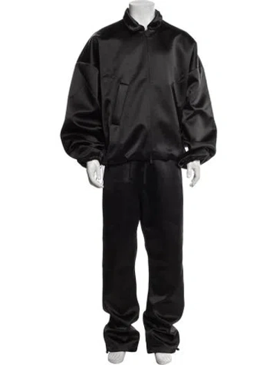 Pre-owned Essentials Lounge Bottoms In Black