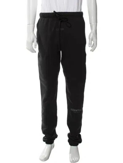 Pre-owned Essentials Lounge Bottoms In Black